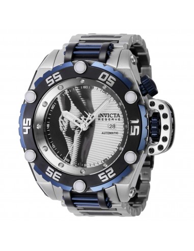 Invicta Men's Automatic Watch - Flying Fox Dark Blue, Black, Silver Bracelet | 40584 est présent 