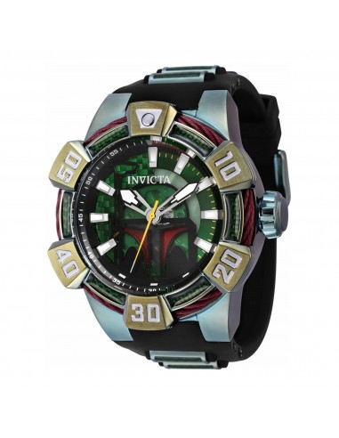 Invicta Men's Automatic Watch - Star Wars Boba Fett Green and Black Strap | 40613 offre 