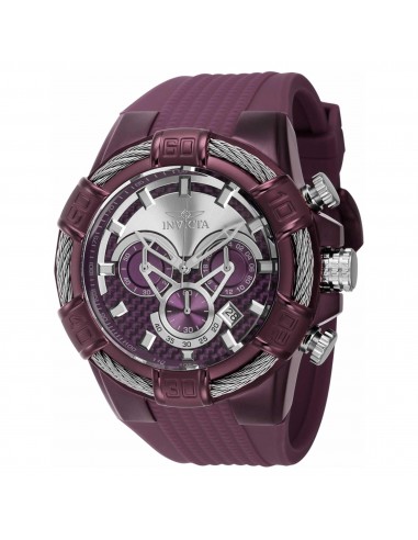 Invicta Men's Chronograph Watch - Bolt Light Purple and Silver Dial Strap | 40672 paiement sécurisé