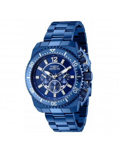 Invicta Men's Chronograph Watch - Pro Diver Blue Stainless Steel Bracelet | 40874 shop