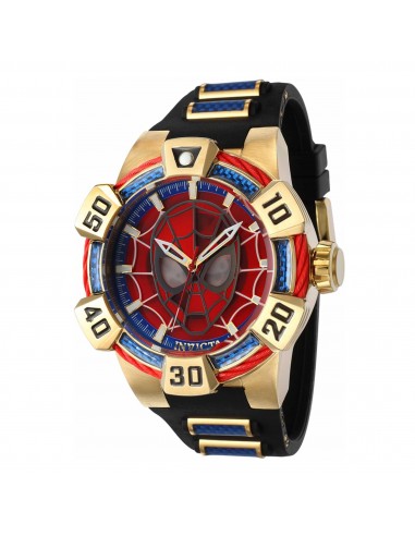 Invicta Men's Watch - Marvel Punisher Blue Glass Fiber and Black Rubber Strap | 41023 prix