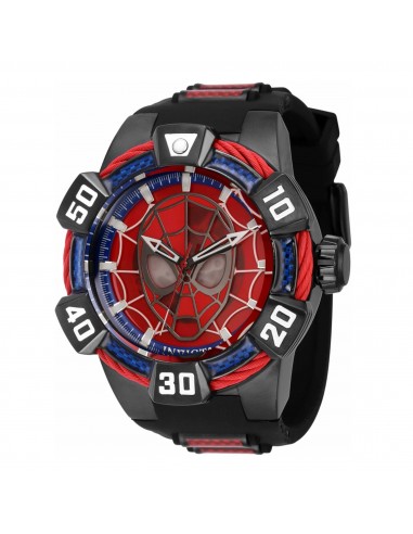 Invicta Men's Watch - Marvel Punisher Red Glass Fiber and Black Rubber Strap | 41024 de technologie