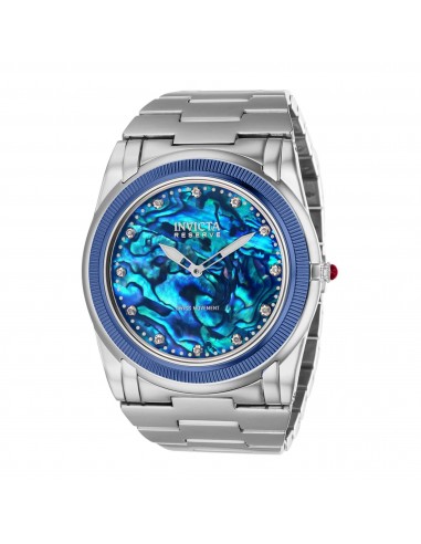 Invicta Men's Watch - Reserve Slim Swiss Quartz Blue Dial Diamond Bracelet | 41045 pas cheres