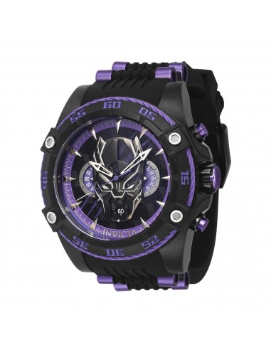 Invicta Men's Watch - Marvel Black Panther Chrono Rotating Bezel Black Strap | 41228 Par le système avancé 