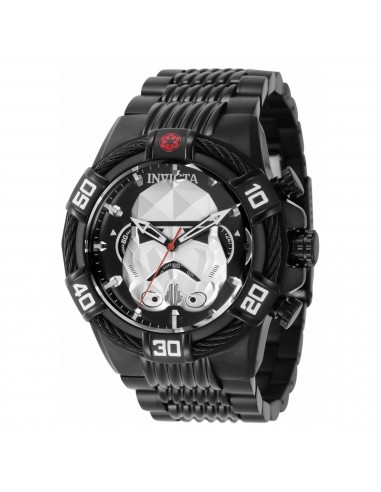 Invicta Men's Watch - Star Wars Stormtrooper Quartz Chronograph Steel Bracelet | 41326 les muscles