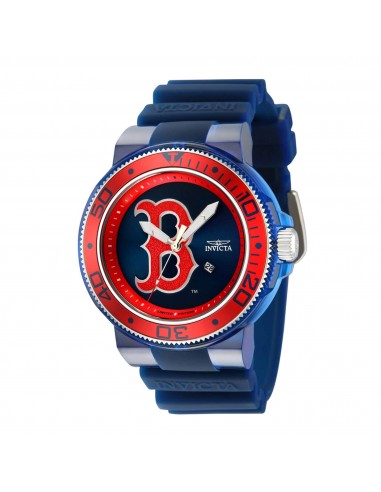 Invicta Men's Watch - MLB Boston Red Sox Rotating Bezel Blue Silicone Strap | 43138 les muscles