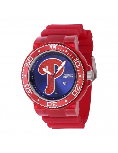 Invicta Men's Watch - MLB Philadelphia Phillies Rotating Bezel Silicone Strap | 43142 le des métaux précieux