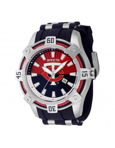 Invicta Men's Watch - MLB Minnesota Twins Rotating Bezel Blue Rubber Strap | 43275 Venez acheter