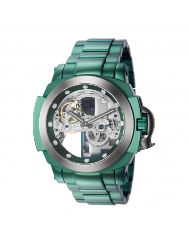 Invicta Men's Watch - Coalition Forces Ghost Bridge Dial Green Steel Bracelet | 43942 online