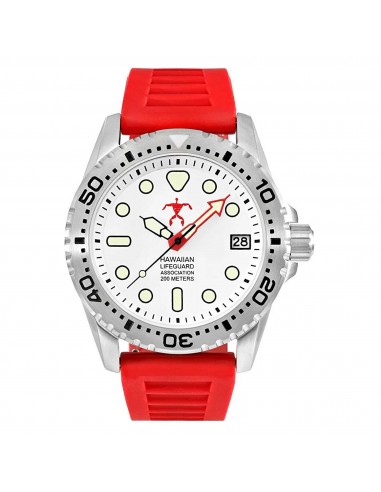 Hawaiian Lifeguard Association Men's Watch - Quartz Rotating Bezel Strap | HLA 5411 ou a consommer sur place