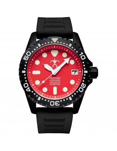 Hawaiian Lifeguard Association Men's Watch - Rotating Bezel Date Display | HLA 5418 pour bénéficier 