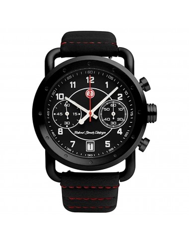 Szanto Icon Unisex Watch - Roland Sands Signature Black and Red Strap | IC RS 2252 2 - 3 jours ouvrés.