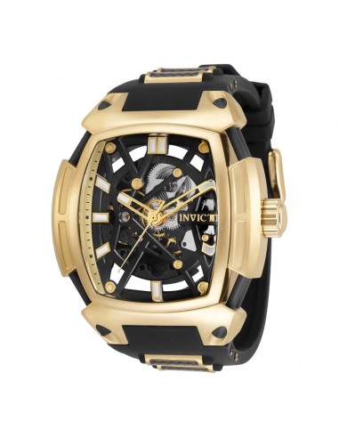 Invicta Men's Automatic Watch - S1 Rally Diablo Black, Yellow Gold Strap | 34629 suggérées chez