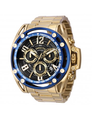 Invicta Men's Quartz Watch - S1 Rally Gold Tone and Blue Bezel Bracelet | 39143 Vous souhaitez 