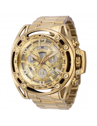 Invicta Men's Chronograph Watch - S1 Rally Quartz Gold Tone Semi-Skeleton Dial | 39144 l'achat 