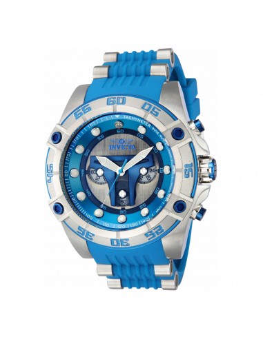 Invicta Men's Chronograph Watch - Star Wars Jango Fett Blue and Silver Strap | 40094 Toutes les collections ici