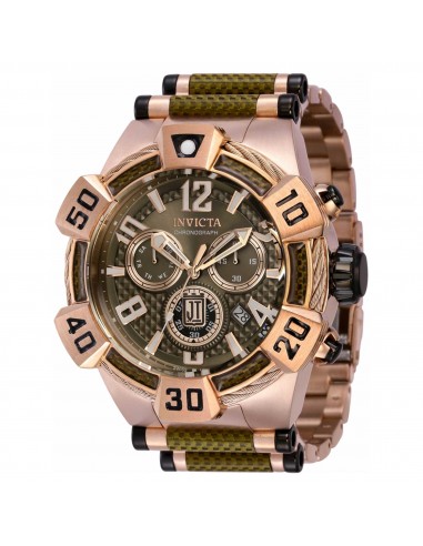 Invicta Men's Chronograph Watch - Jason Taylor Brown Dial Steel Bracelet | 40428 d'Europe débarque