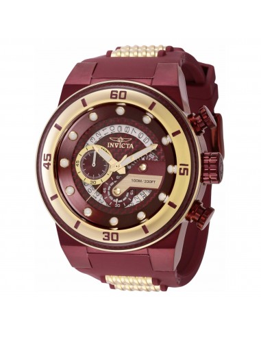 Invicta Men's Chrono Watch - S1 Rally Red and Yellow Gold Steel Bracelet | 40762 la colonne vertébrale