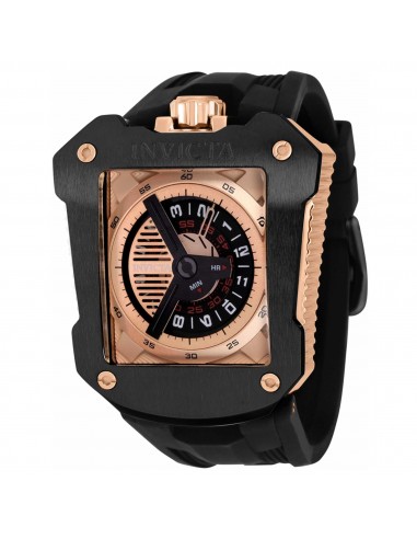 Invicta Men's Automatic Watch - Speedway Black and Rose Gold Tone Dial Strap | 41649 livraison et retour toujours gratuits