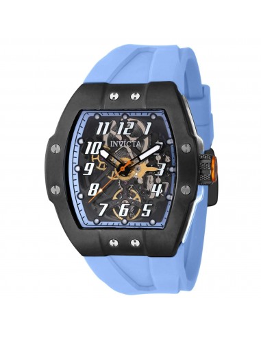 Invicta Men's Watch - JM Correa Automatic Black and Light Blue Dial Strap | 43515 online