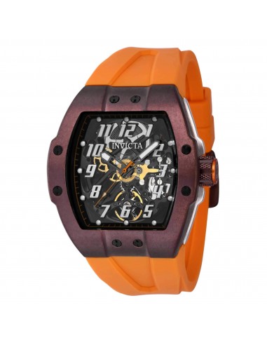 Invicta Men's Watch - JM Correa Automatic Orange Rubber Strap Two Tone Case | 43526 prix pour 