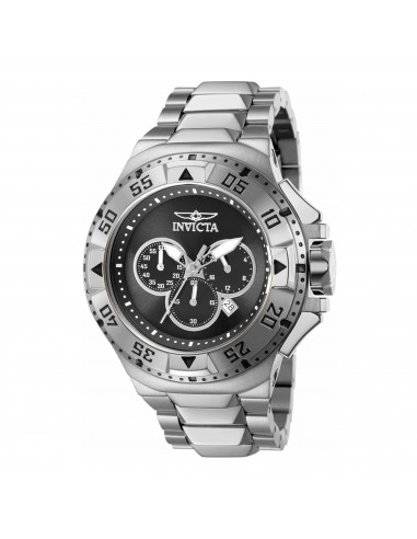 Invicta Men's Watch - Excursion Chronograph Date Display Silver and Black Dial | 43644 Découvrez la collection