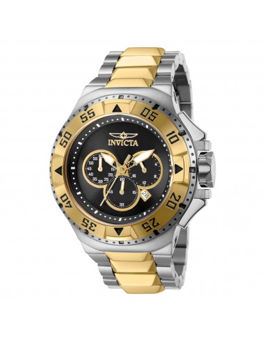 Invicta Men's Watch - Excursion Quartz Chronograph Two Tone Steel Bracelet | 43649 Véritable concentré