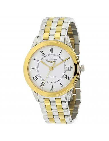 Longines Women's Watch - Flagship Automatic White Dial Two Tone Bracelet | L47743217 Pour