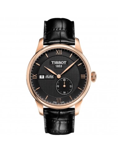 Tissot Men's Watch - T-Classic Le Locle Automatic Black Leather Strap | T0064283605800 Les magasins à Paris