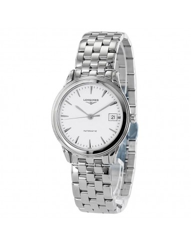 Longines Men's Automatic Watch - Flagship Silver Stainless Steel Bracelet | L47744126 ou a consommer sur place