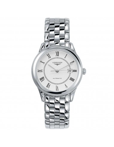 Longines Women's Automatic Watch - Flagship White Dial Steel Bracelet | L47744216 solde