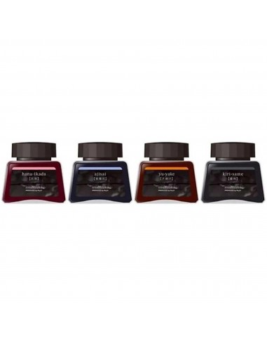 Pilot Ink Bottles - Iroshizuku Dye-Based Fountain Pen, Set of 4, Twilight | 18444 store