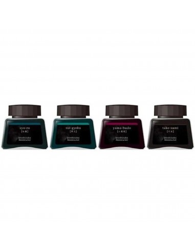 Pilot Ink Bottles - Iroshizuku Dye-Based Fountain Pen, Set of 4, Evening | 18450 Venez acheter