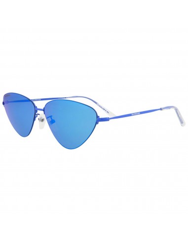 Balenciaga Unisex Sunglasses - Blue Cat Eye Lens Metal Frame | BB0015S-30006588003 Dans la société mordern