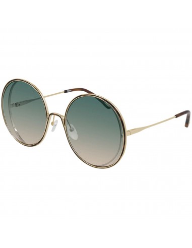 Chloe Women's Sunglasses - Full Rim Frame Green Gradient Lens | CH0037S-30009777004 les ctes