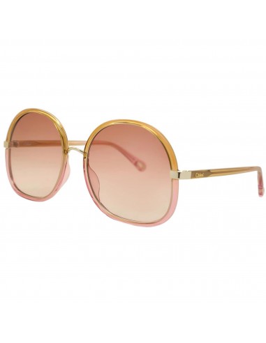 Chloe Women's Sunglasses - Gradient Orange Lens Acetate Frame | CH0029S-30009789002 plus qu'un jeu 