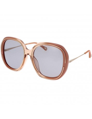 Chloe Women's Sunglasses - Asian Fit Shiny Nude Pink Frame | CH0078SA-30011531002 pour bénéficier 