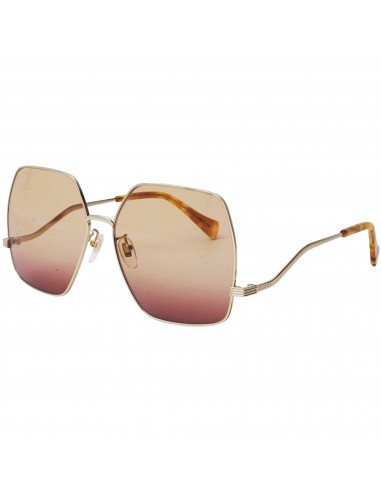 Gucci Women's Sunglasses - Shiny Gold Metal Frame Plastic Lens | GG1005S-30011756003 de l' environnement