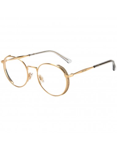 Jimmy Choo Women's Eyeglasses - Demo Lens Rose Gold Steel Oval Frame | JC301 0000 51 de la marque