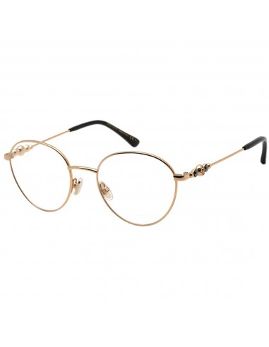 Jimmy Choo Women's Eyeglasses - Demo Lens Black and Gold Steel Frame | JC338 02M2 50 À commander