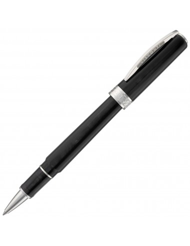 Visconti Rollerball Pen - Voyager Black Star Mother of Pearl Resin Body | KP33-01-RB la chaussure