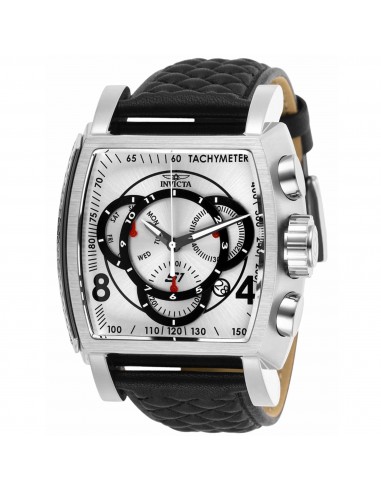 Invicta Men's Chronograph Watch - S1 Rally Silver Tone and Black Dial Strap | 27918 vente chaude votre 