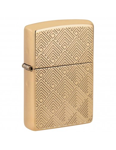 Zippo Windproof Lighter - Pattern Design Armor High Polish Brass Finish | 48570 sélection de produits