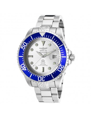 Invicta 15843 Men's Grand Diver Silver Dial Steel Bracelet Automatic Dive Watch hantent personnes