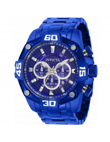 Invicta Men's Chronograph Watch - Pro Diver Blue and Silver Tone Dial Bracelet | 40255 offre 