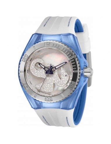 Technomarine Women's Watch - Cruise Dream White and Blue Rubber Strap | TM-119002 ou a consommer sur place