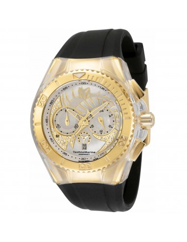 Technomarine Women's Chronograph Watch - Cruise Dream Gold and MOP Dial | TM-119017 la chaussure