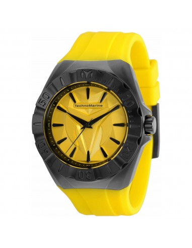 Technomarine Men's Quartz Watch - Cruise Yellow Dial Silicone Rubber Strap | TM-120011 chez Cornerstreet bien 