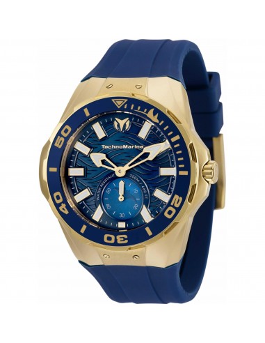 Technomarine Men's Quartz Watch - Cruise Blue MOP Dial Silicone Strap | TM-120017 votre