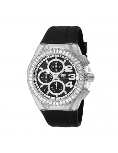 Technomarine Men's Watch - Cruise Glitz Quartz Black Dial Rubber Strap | TM-121006 Venez acheter